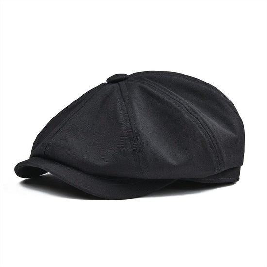 Casquette Gavroche Noire Homme