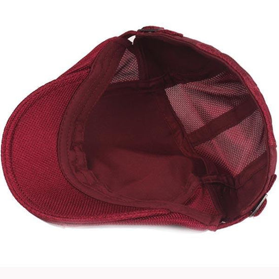 Casquette Homme Beret Bordeaux