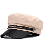 Casquette Gavroche Beige Femme