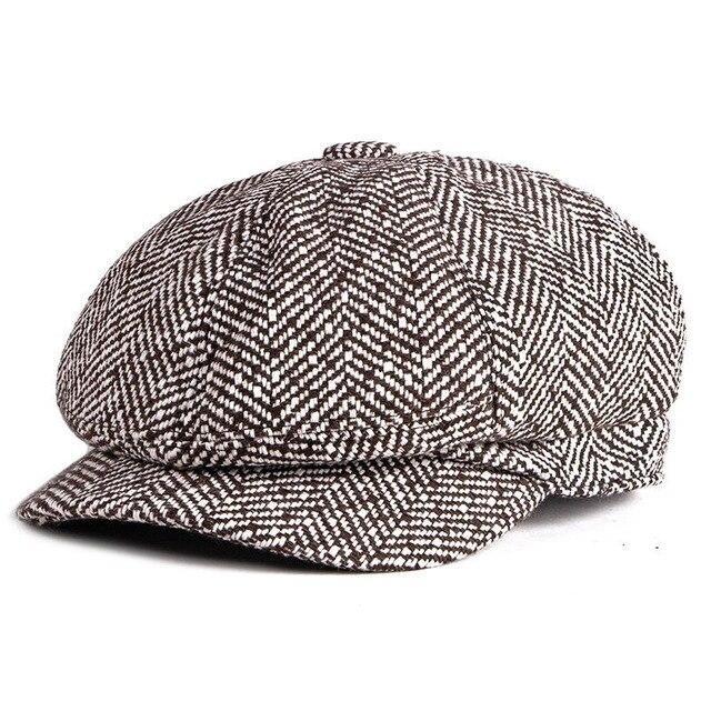 Casquette Gavroche Femme Marron