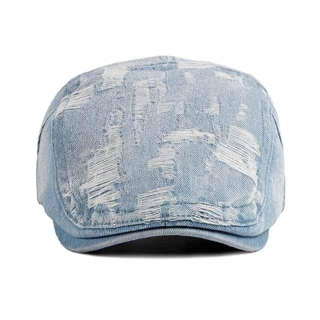 Casquette Plate Jeans Homme