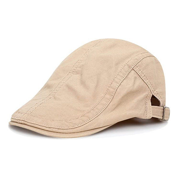 Casquette Plate Homme Beige